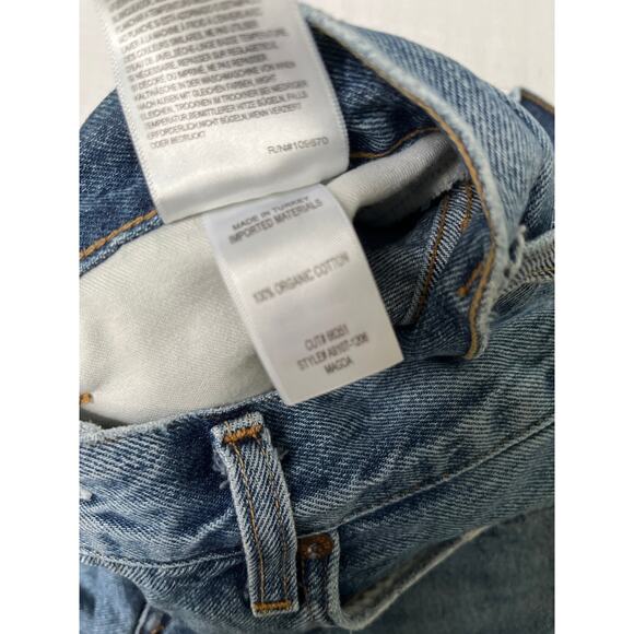 Agolde denim cargo Shorts size 26 - Picture 4 of 7